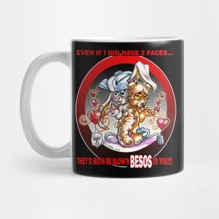 2 FACES - BESOS (BUNNY-BEAR) Mug